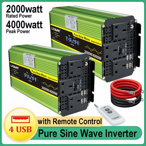Power inverter 12v - 24v, pure