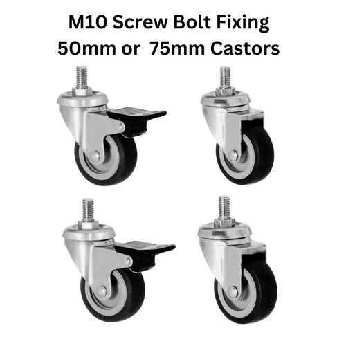 Castor wheels trolley - trolley, 50mm