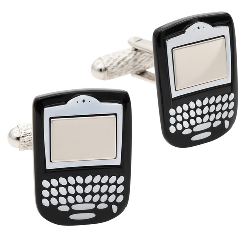 Blackberry phone cufflinks - phone,
