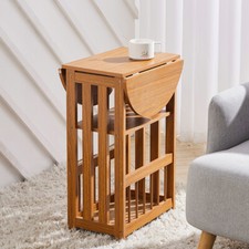 Wooden small magazine rack - wooden,
