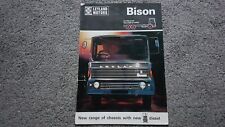 LEYLAND BISON TRUCK SALES BROCHURE 1968