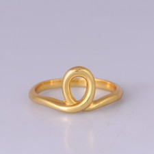 18k Gold Dainty knot Ring Gift