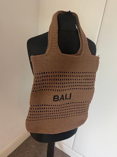 Lined handwoven crochet bali - handwoven,