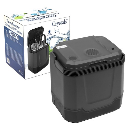 Crystals 33l electric cool box - 33l,