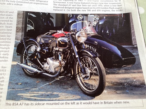Bsa 47 sidecar - bsa,