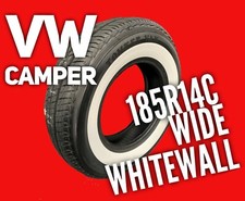 185r14c Wide Whitewall Tyre