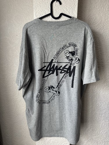 Stussy grey men shirt xl - men's, t-shirt