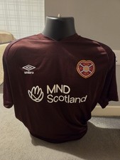 Authentic Heart Of Midlothian Fc 2022/2023 Home Football Shirt Mens Size XL