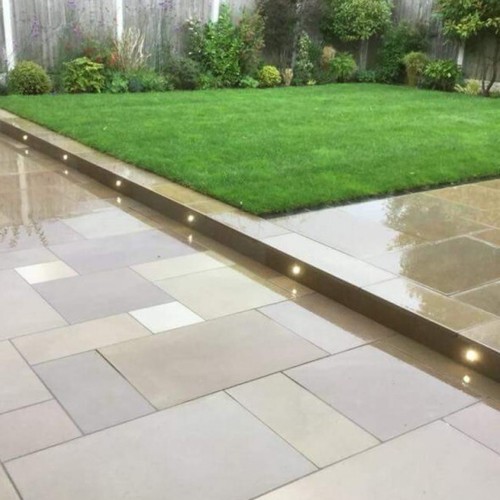 Sawn raj green paving flags - sawn,