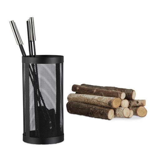 Fire irons set with - , stand