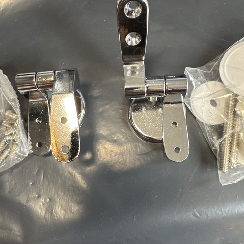 Toilet seat hinges pair - toilet, of