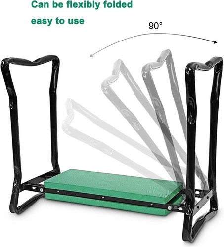 Folding garden kneeler and - folding,