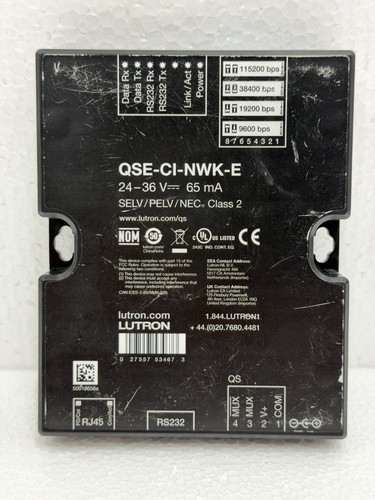 Lutron qse nwk qs - lutron, network