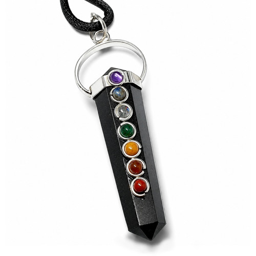 Black tourmaline chakra - black,
