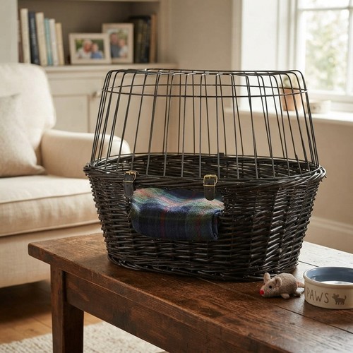 Durable dog bike basket with - basket,