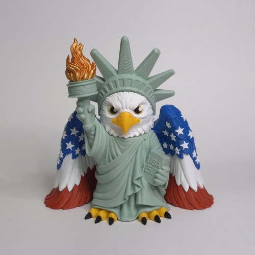 American eagle statue - american,