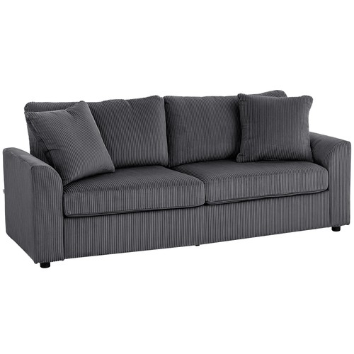 Three seater corduroy sofa - three,