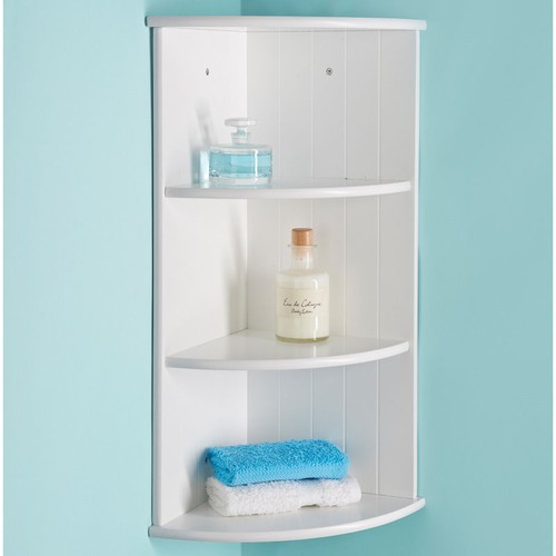 Bathroom corner shelf tier - corner, 3