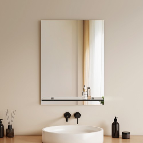Frameless bathroom vanity - frameless,