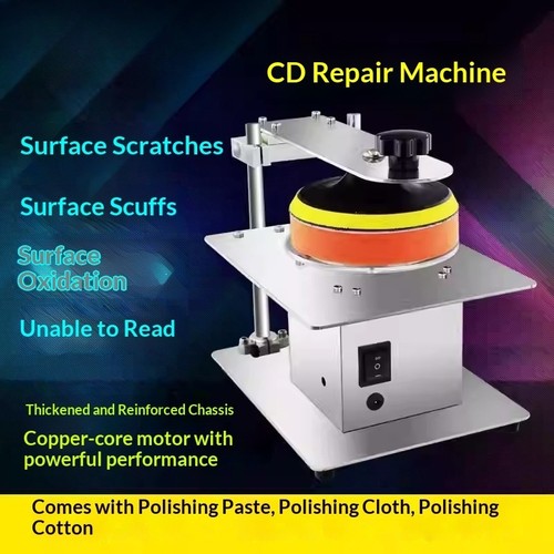 Disc polishing machine dvd vcd - disc,