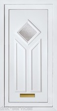 WHITE FULL HEIGHT UPVC DOOR