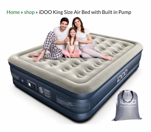 Idoo king air bed - idoo,