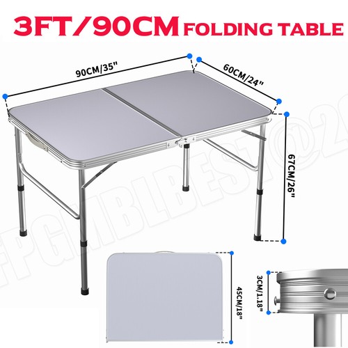 Folding camping table - folding,