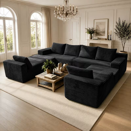 Shaped modular sectional - u-shaped,