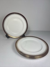 Royal Albert Paragon Holyrood - 4 x Lunch / Side Plates - 20cm - Red & Gold Rim