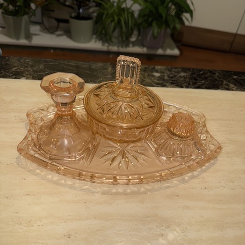 Vintage art deco dressing - vintage,