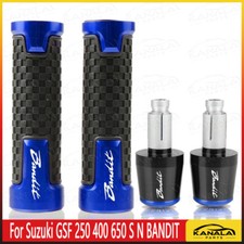 For Suzuki GSF 250 400 650 S N BANDIT NEW Handlebar Grip Handle Bar End Cap CNC