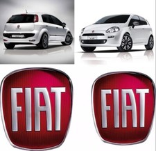 Stemma Logo fiat ADESIVO, Anteriore E Posteriore Per Fregi Grande Punto e Panda