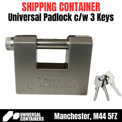Shipping container padlock - shipping,