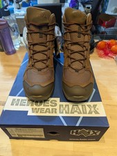 HAIX Eagle Athletic 2.0 N GTX Sport Mid Boots, GORE-TEX, Brown, UK Size 10