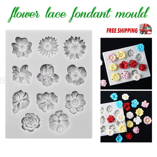 Silicone flower lace - 3d,