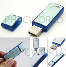 8GB DIGITAL VOICE AUDIO RECORDER DICTAPHONE USB MEMORY STICK ALLOY