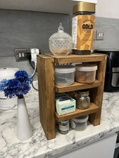 Tabletop Kitchen Organiser, Small Countertop 3 Tier Shelf