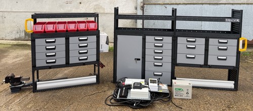 Van racking shelving - van,
