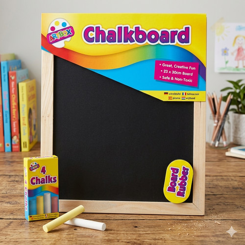 Kids wooden chalkboard set - kids,