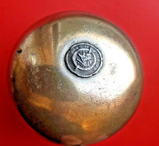 VINTAGE 1950'S LUCAS KING OF THE ROAD BRASS BELL,LARGE 3"  DIA,IN EXC COND