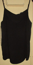 black strappy tunic top size 22