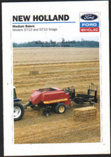 New Holland Models D710 and D710 Silage, Medium Square Balers Brochure Leaflet