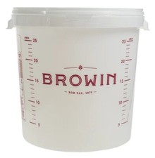 30L Fermentation Bucket with Lid Food Grade Plastic Container