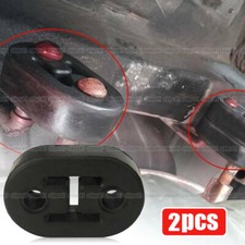 2Pcs Black Car Exhaust Rubber