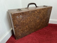 Coracle Picnic Case only  1940’s-50’s EMPTY Strong Monogrammed G D Vintage Retro