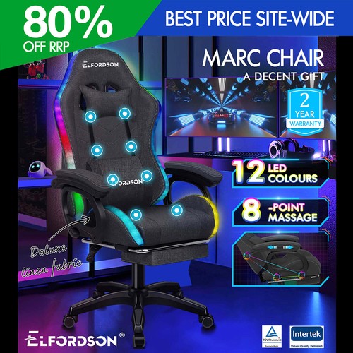 Elfordson gaming chair rgb - elfordson,