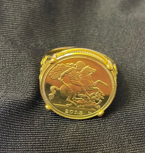 Replica gold plated sovereign - replica,