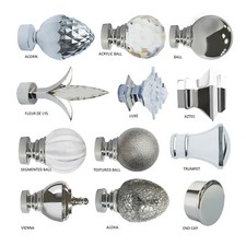 35mm Curtain Pole Finials