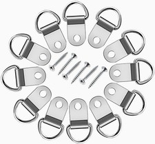 D Rings & Screws Picture Frame Hanging Nickel 5, 10, 20, 50, 100, 500 Framing