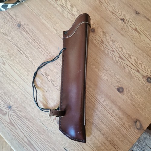 Vintage brown leather double - leather,